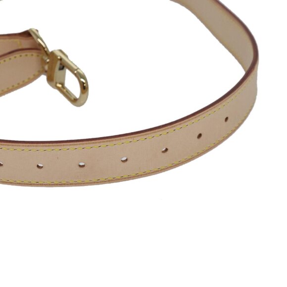 LOUIS VUITTON Powanie Name Tag Shoulder Strap Leather Set Beige - Picture 3 of 16